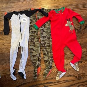 3T boys footie pajama bundle
